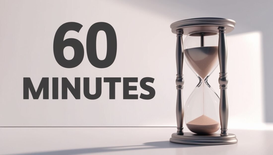 60 minute timer - 1 hour timer